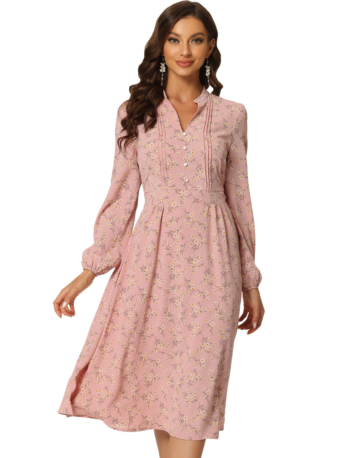 Casual Polyester Holiday Dress
