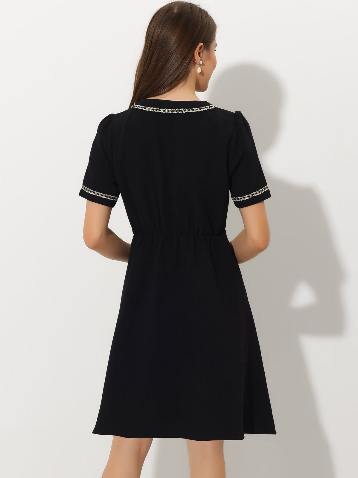 Short Sleeve A-Line Summer Dress