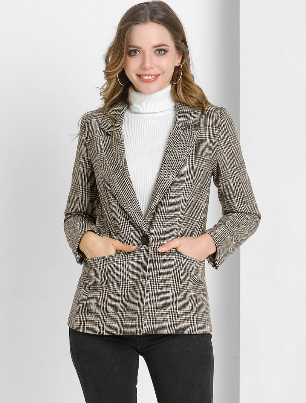 Back-Vent Polyester Classic Blazer