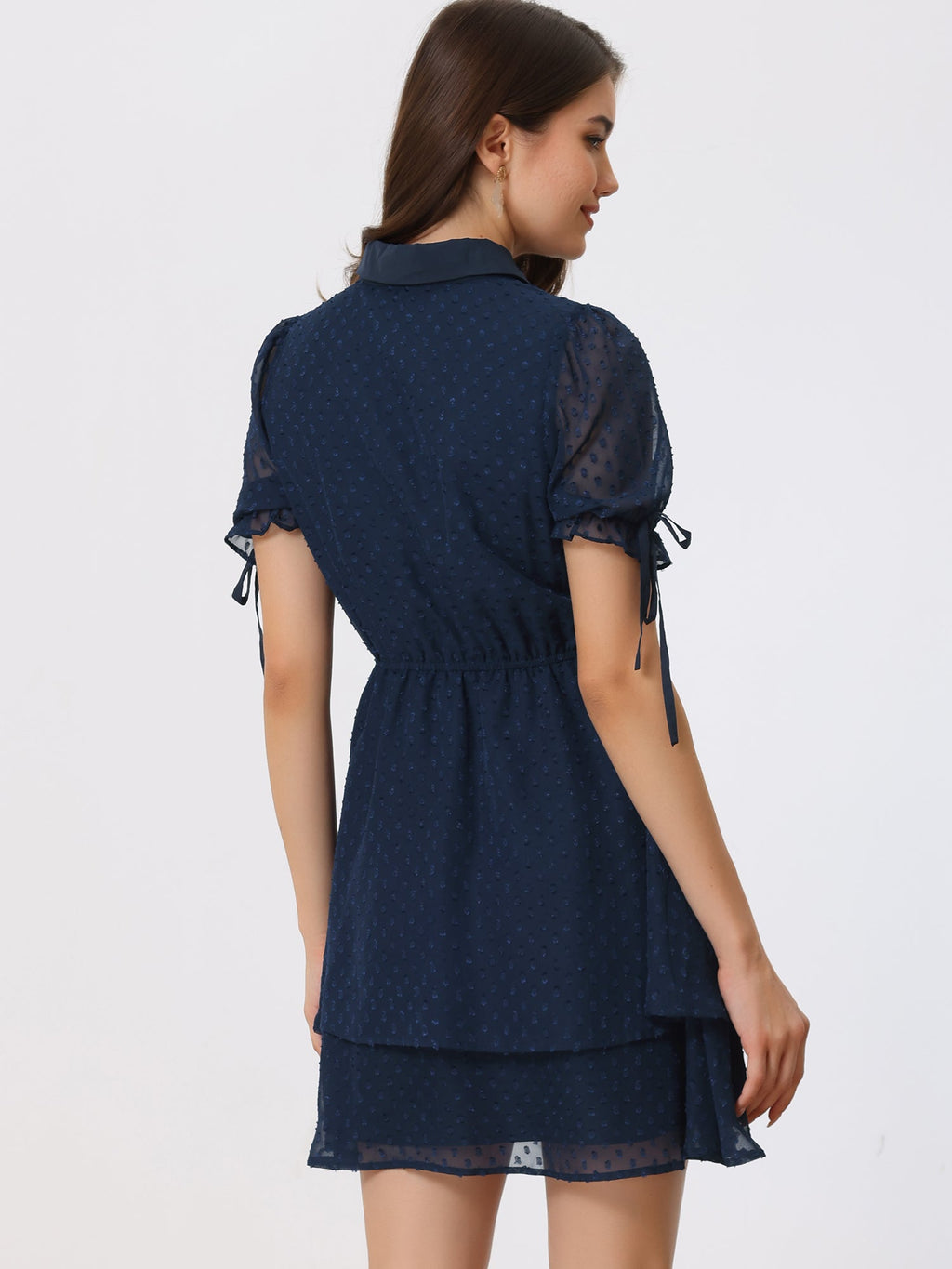 Half-Placket Button Dress