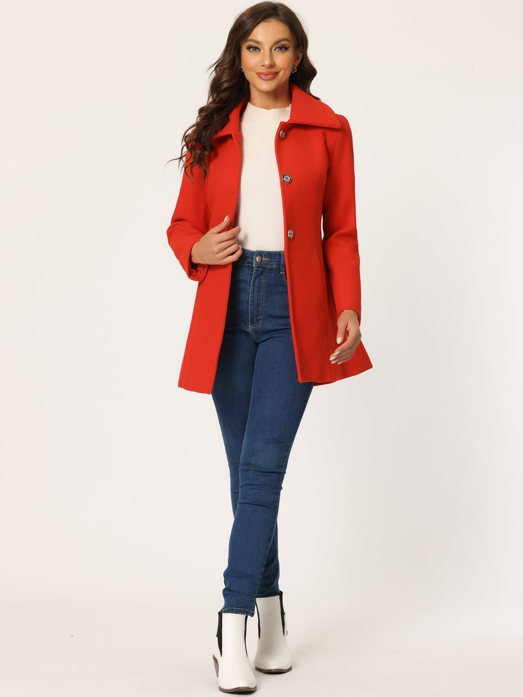 Bowtie Back A-Line Coat
