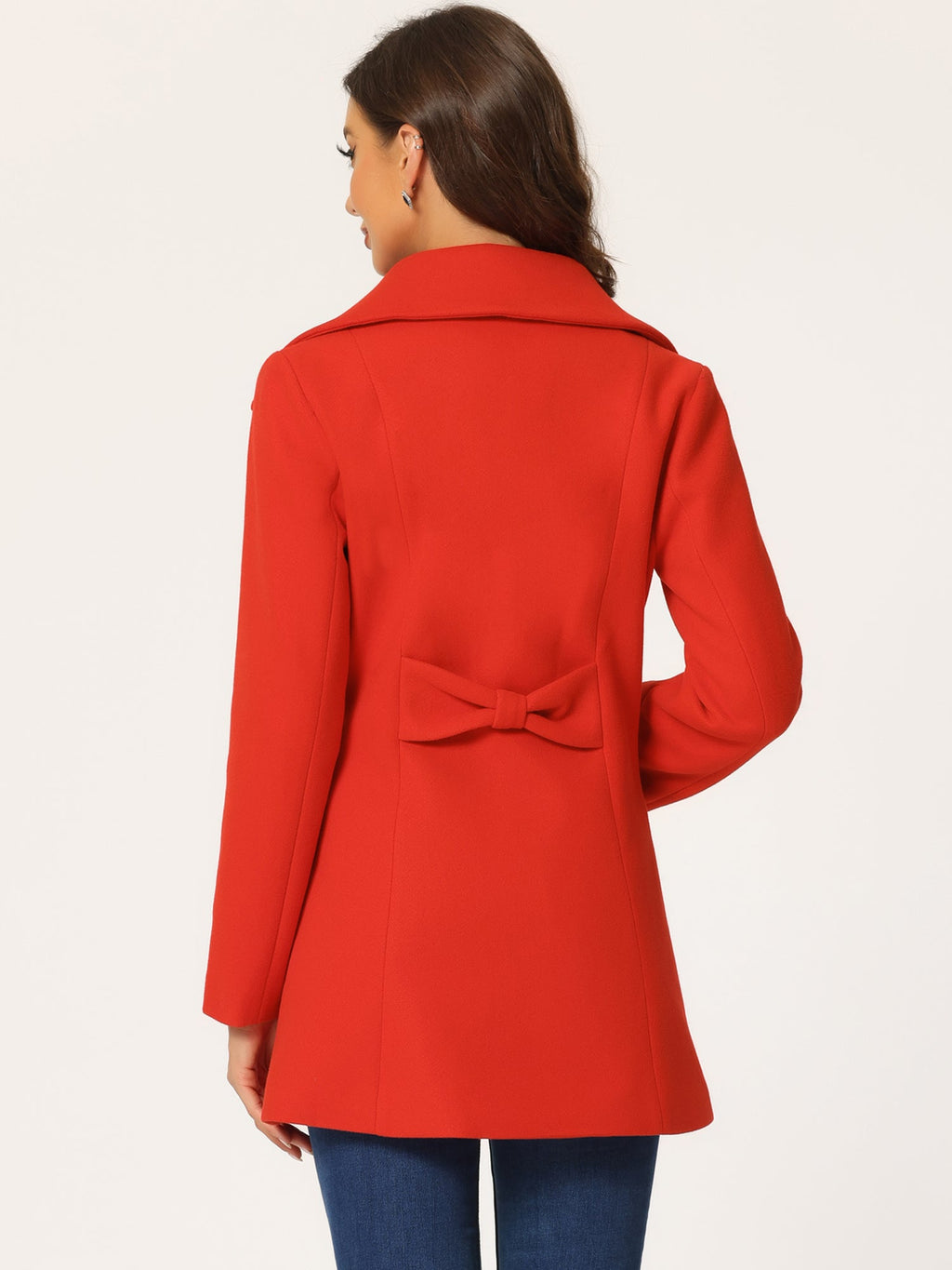 Bowtie Back A-Line Coat