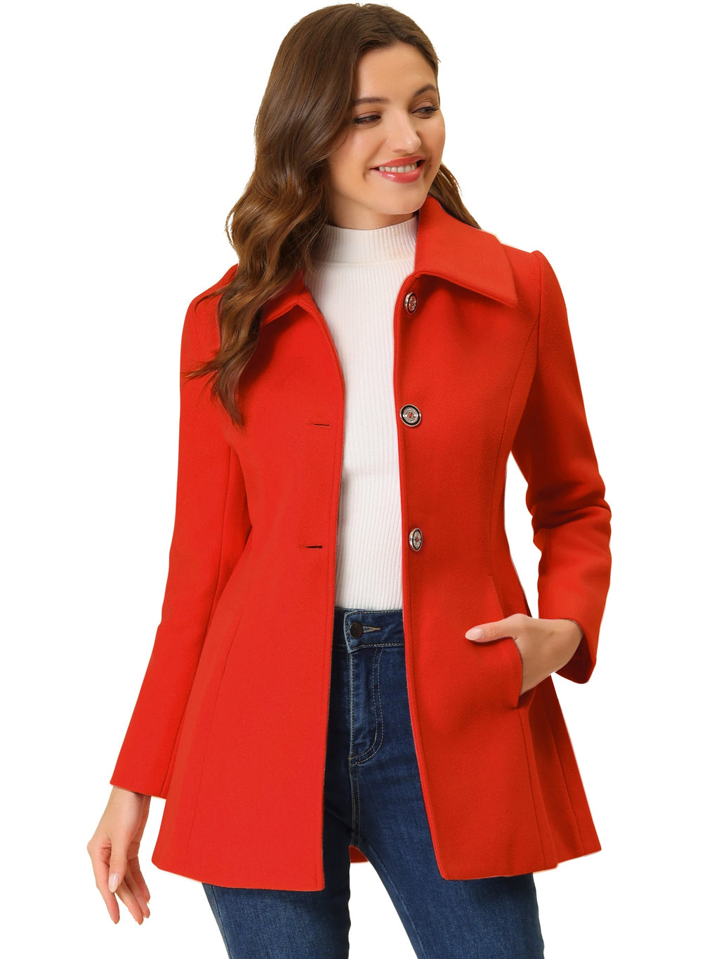 Bowtie Back A-Line Coat