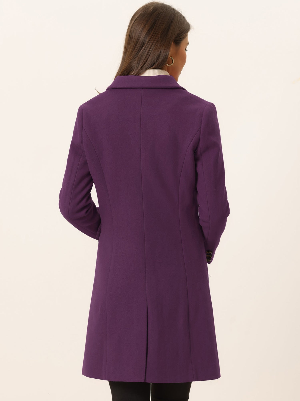 Double-Breasted Lined Overcoat