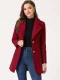 Curved Waist Vent Overcoat