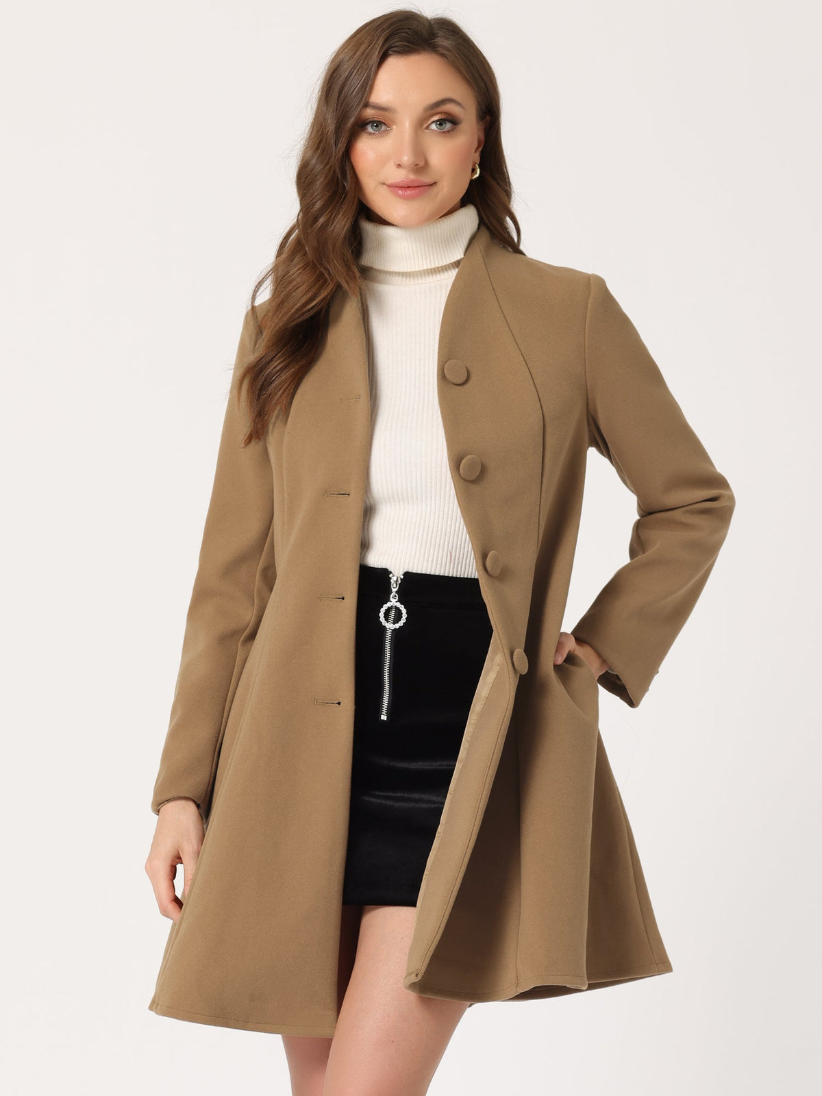 Tencel Soft Silhouette Overcoat
