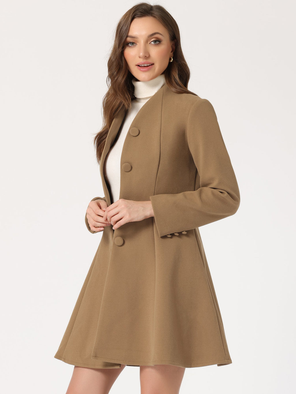 Tencel Soft Silhouette Overcoat