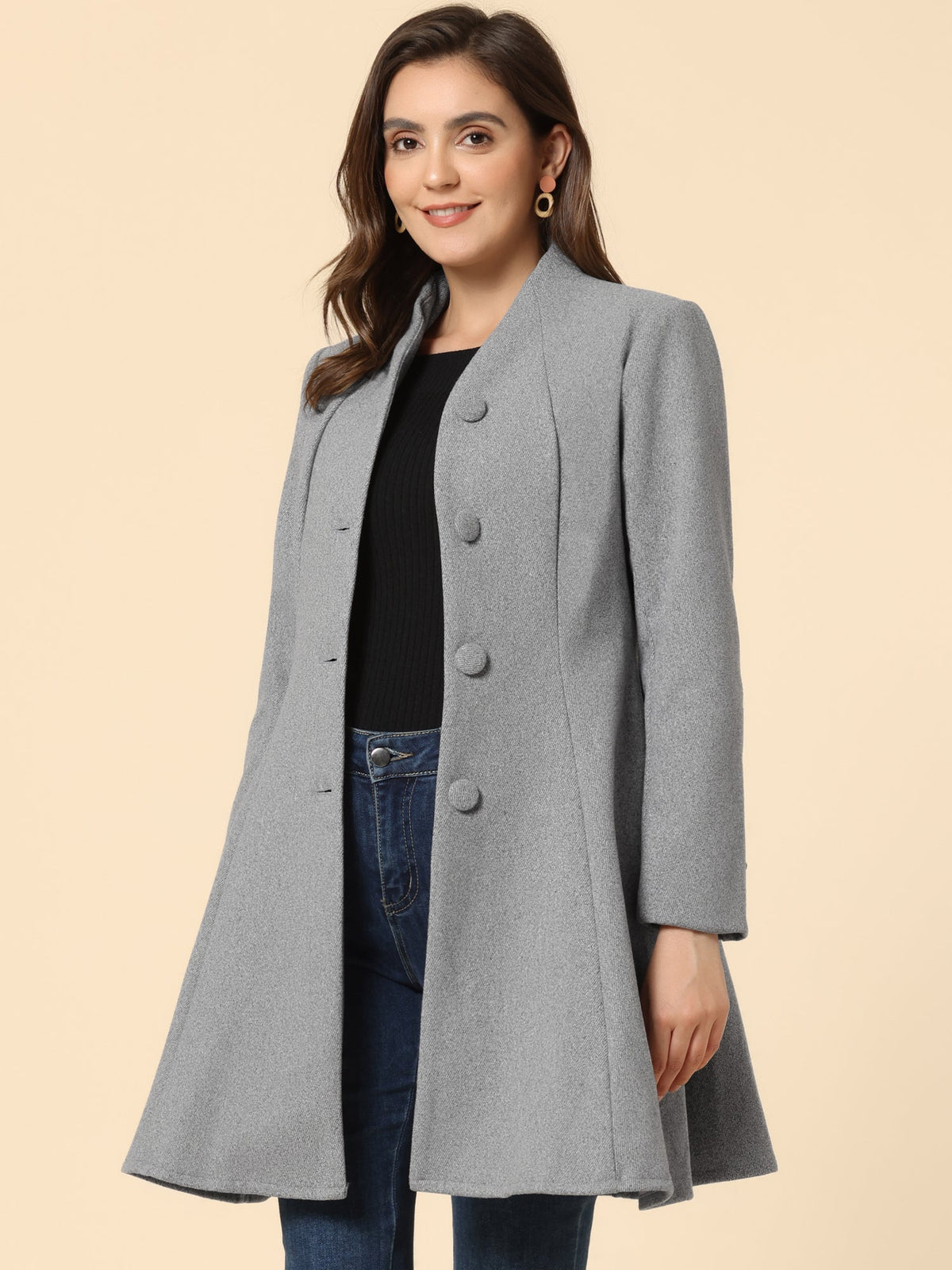 Tencel Soft Silhouette Overcoat