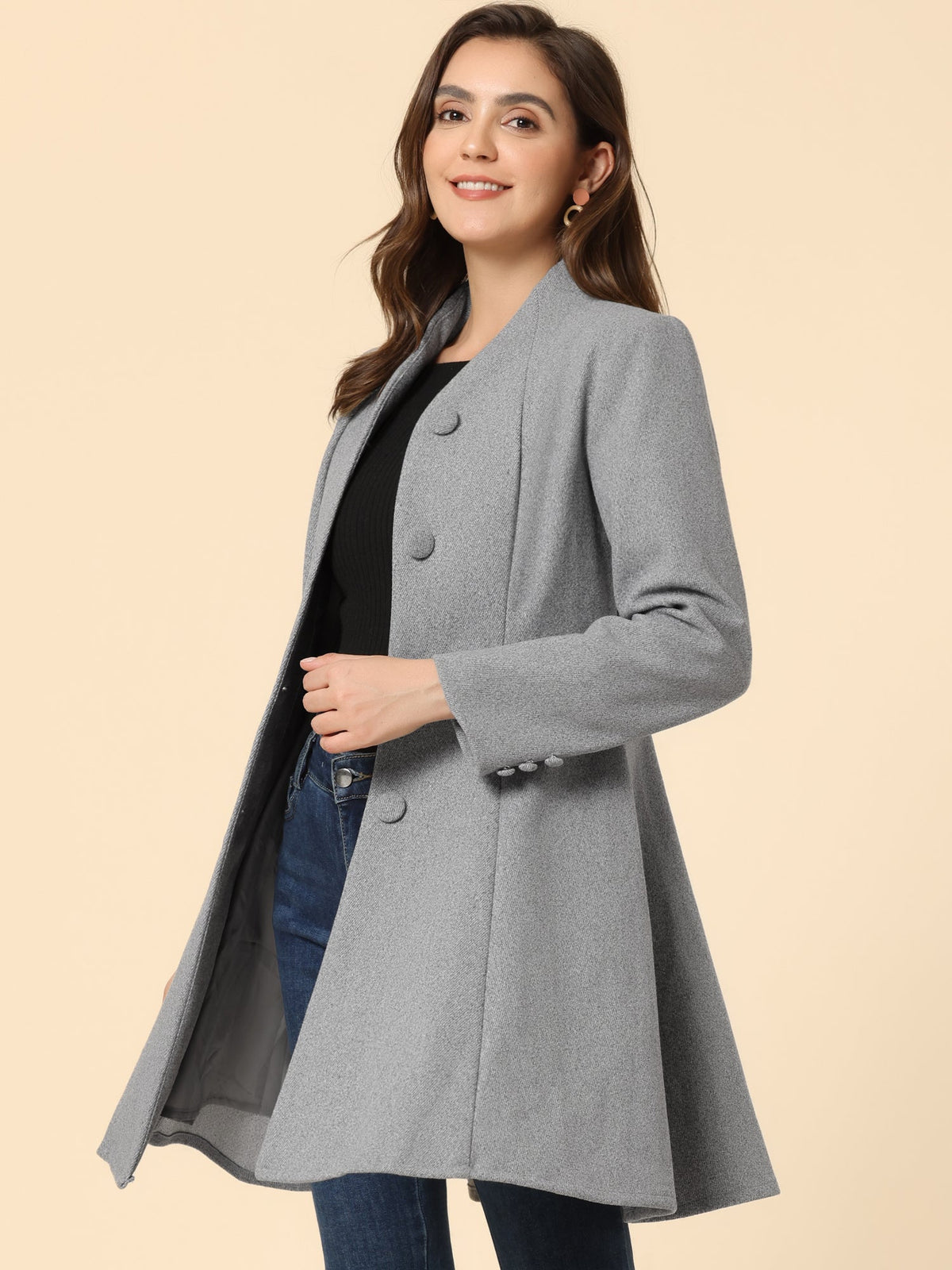 Tencel Soft Silhouette Overcoat