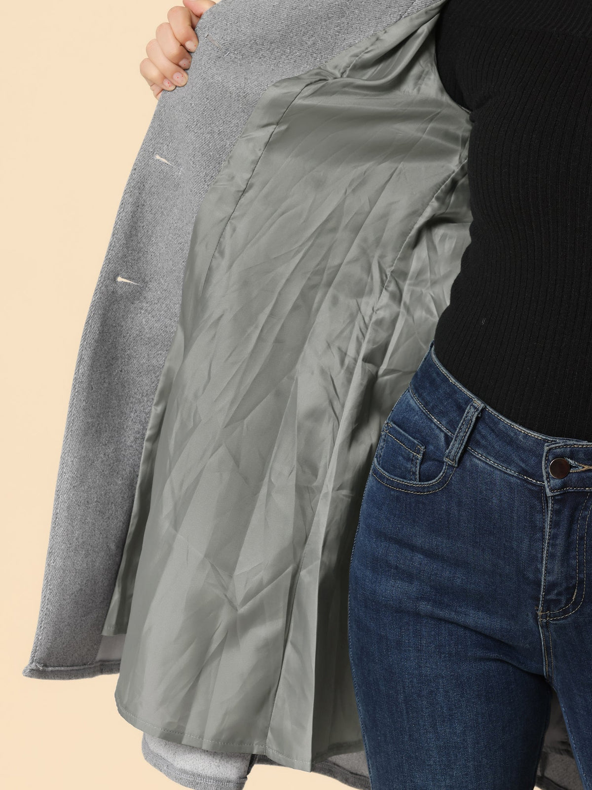 Tencel Soft Silhouette Overcoat