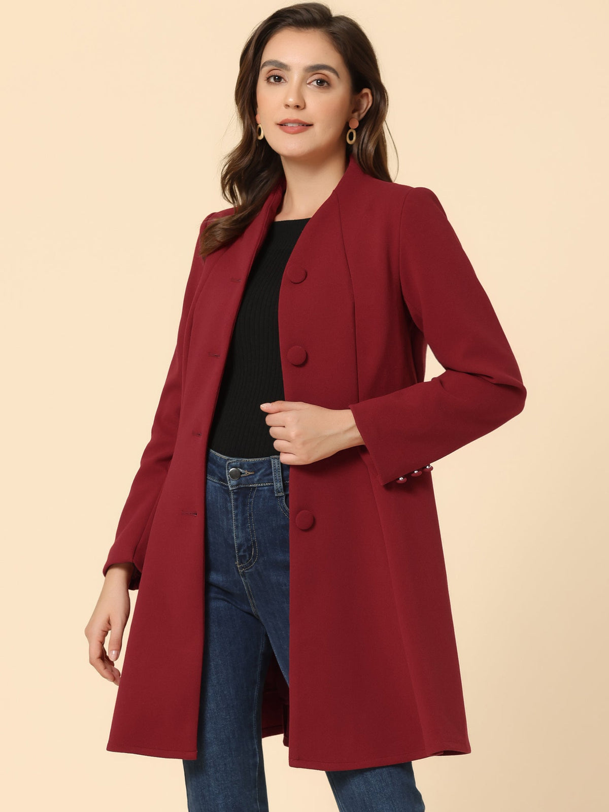 Tencel Soft Silhouette Overcoat