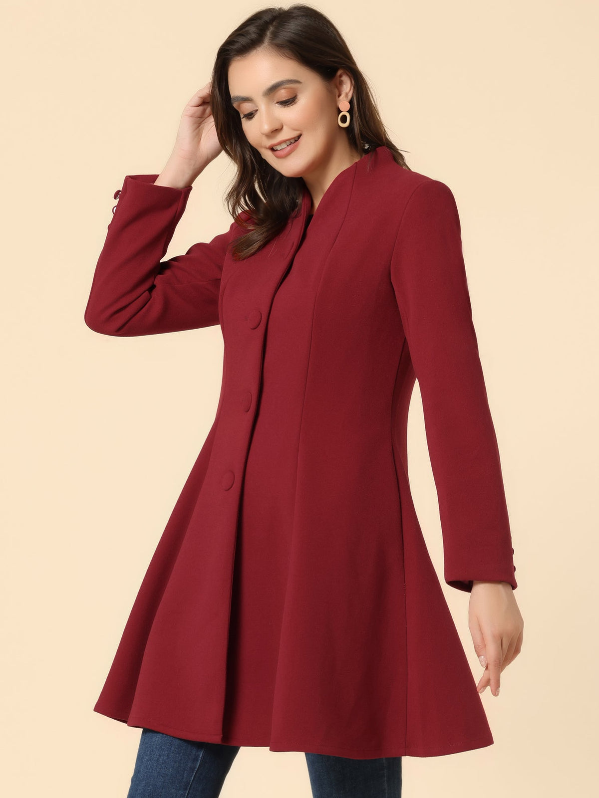 Tencel Soft Silhouette Overcoat