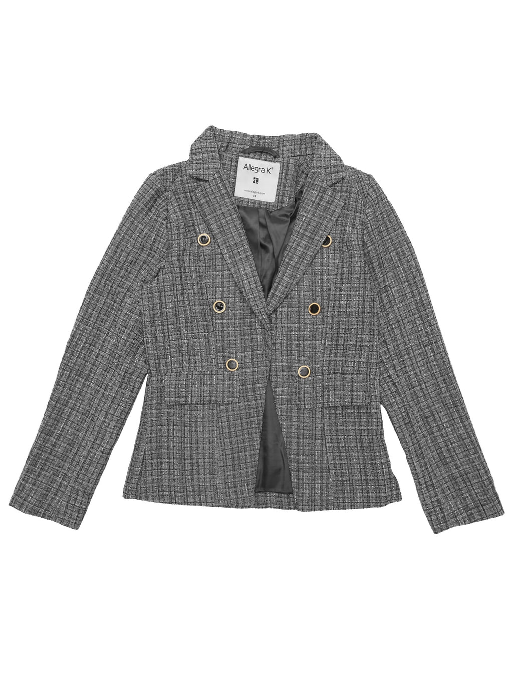 Tailored Button-Accent Blazer