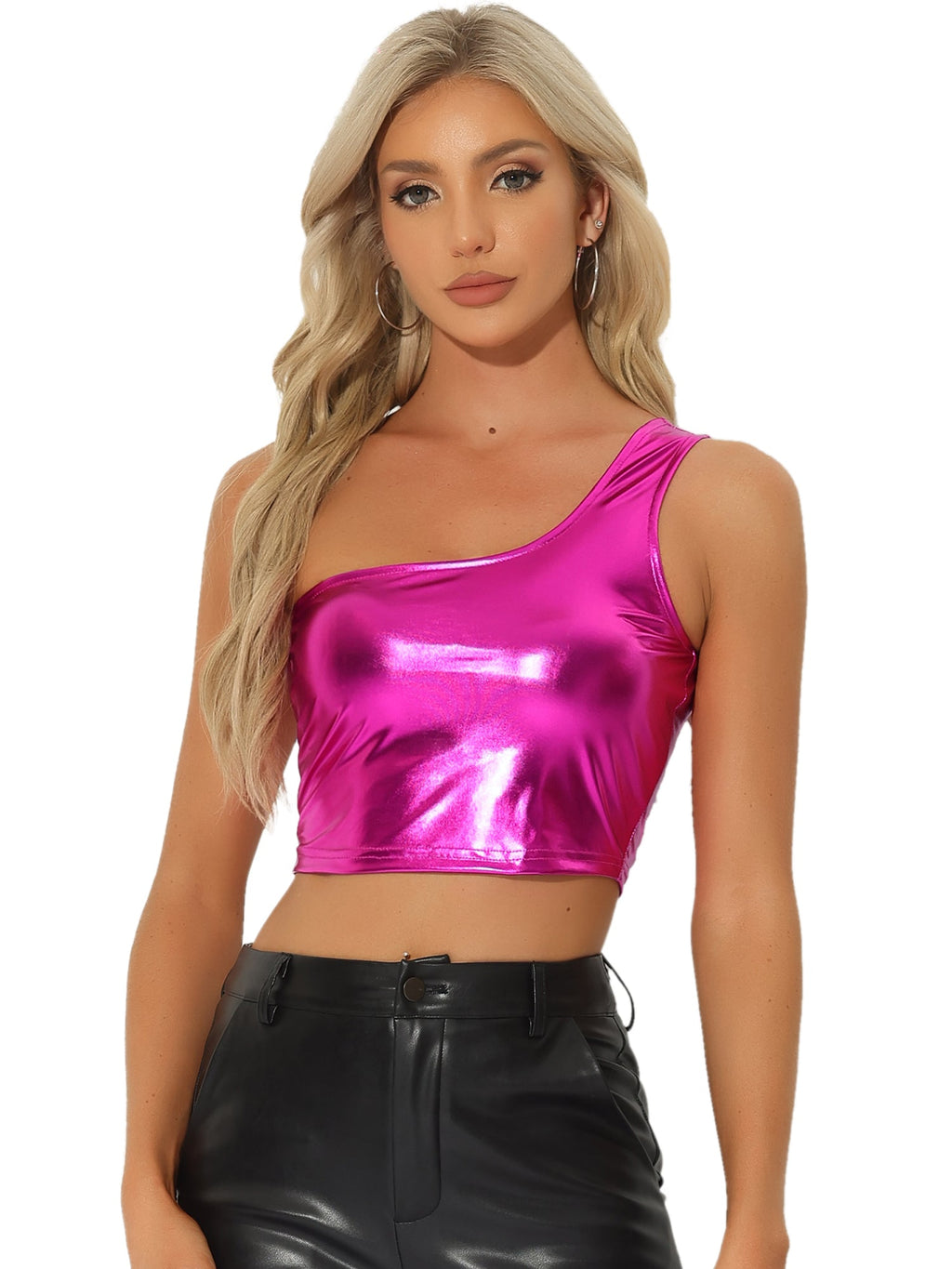 One-Shoulder Slim Party Blouse