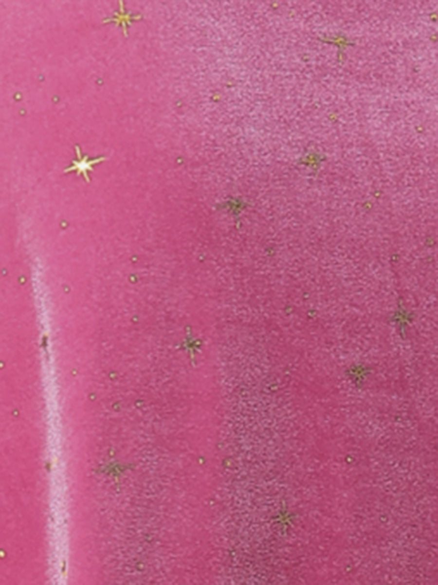 Glitter Star Square Neck Mini Dress
