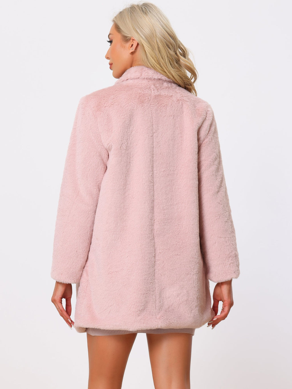 Cloud Wrap Faux Fur Coat