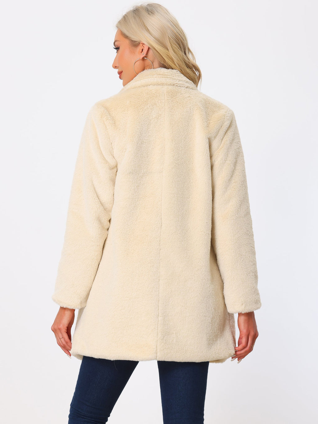 Cloud Wrap Faux Fur Coat