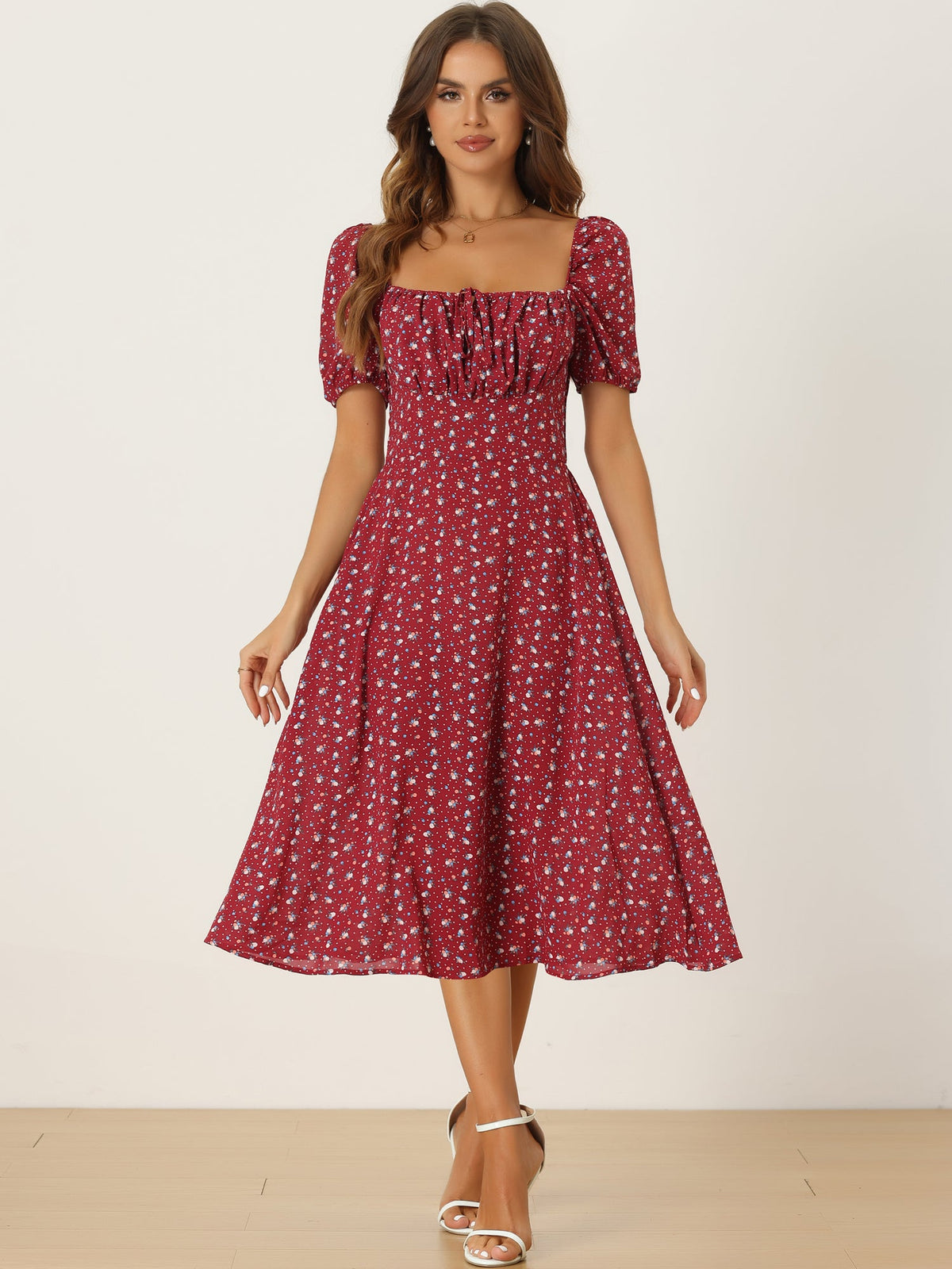 Short-Sleeve Standard Fit Dress
