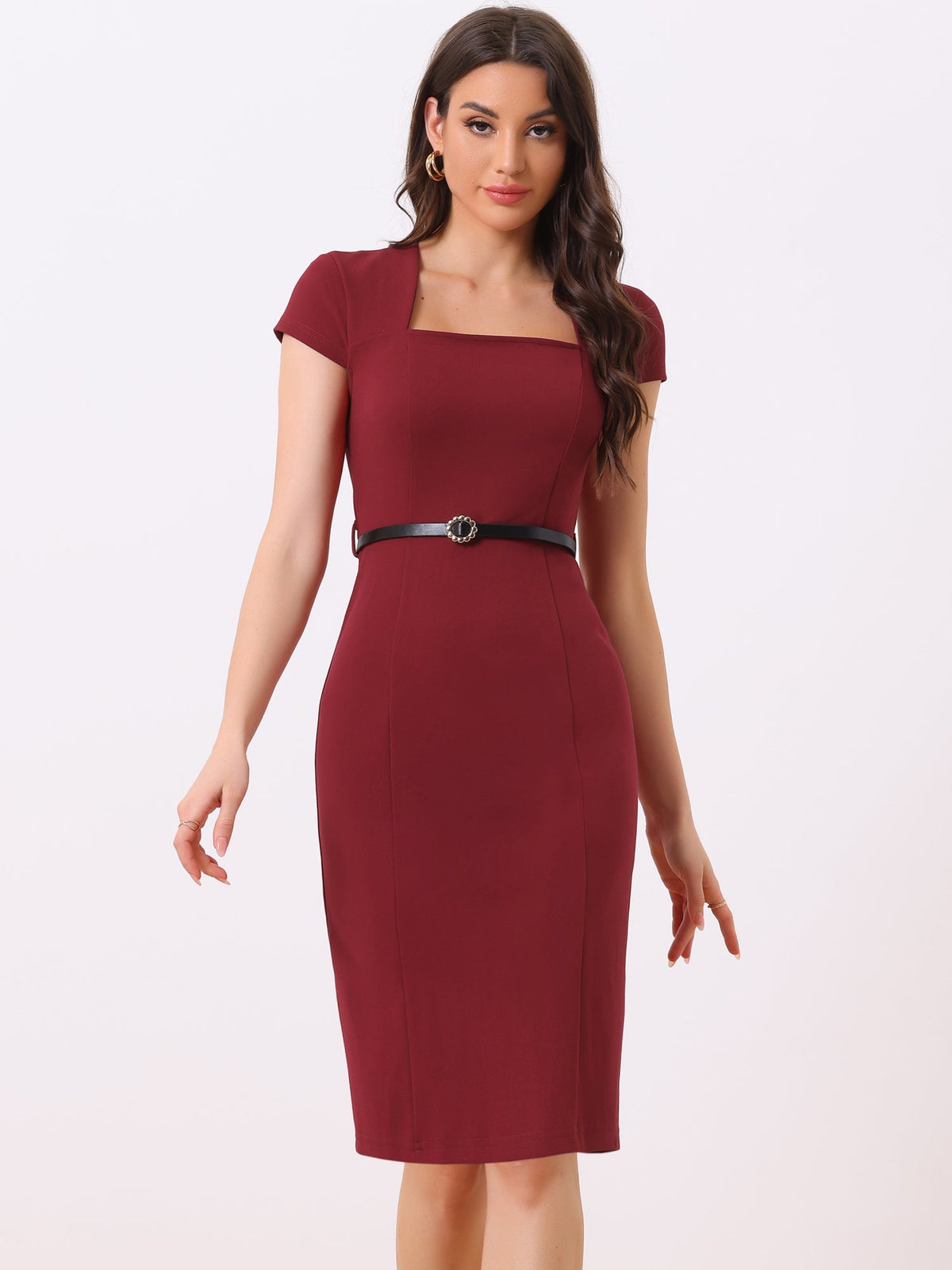 Washable Casual Sheath Dress