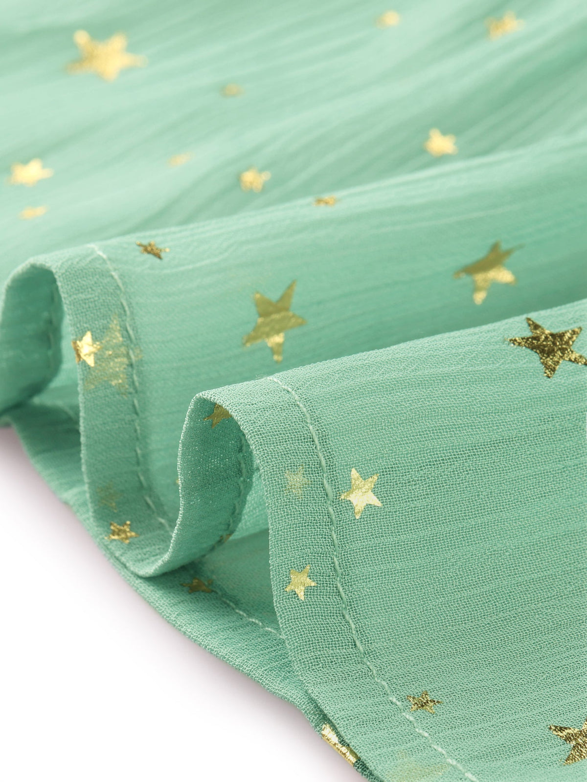 Star Print Sleeveless A-Line Dress