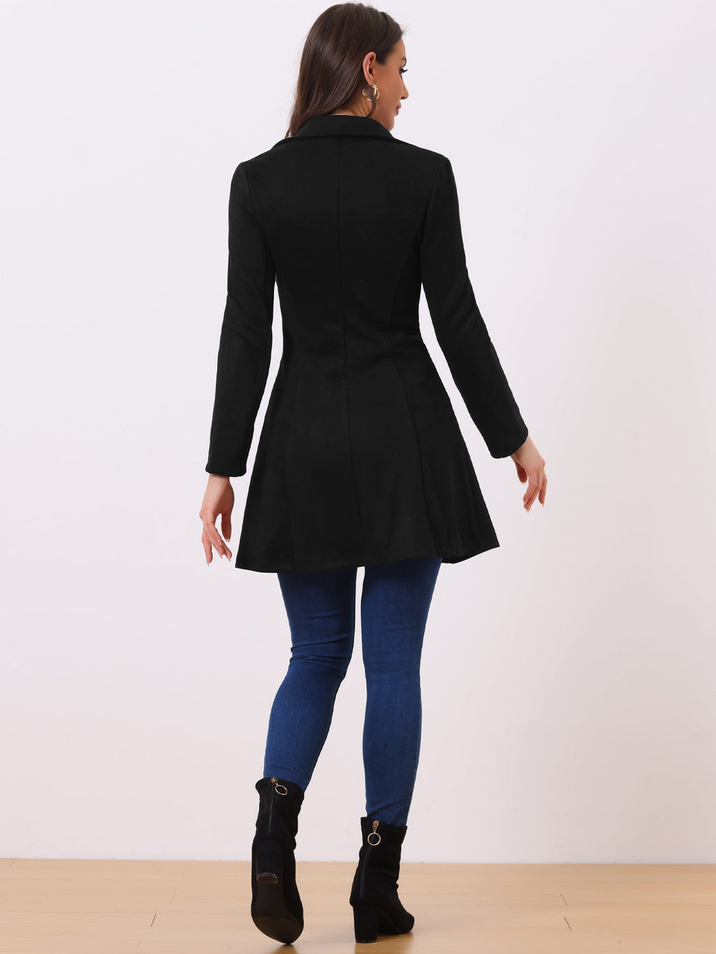 Stretch-Casual Peacoat