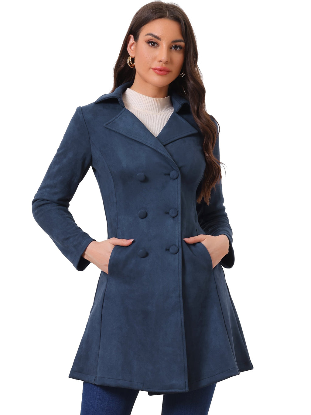 Stretch-Casual Peacoat