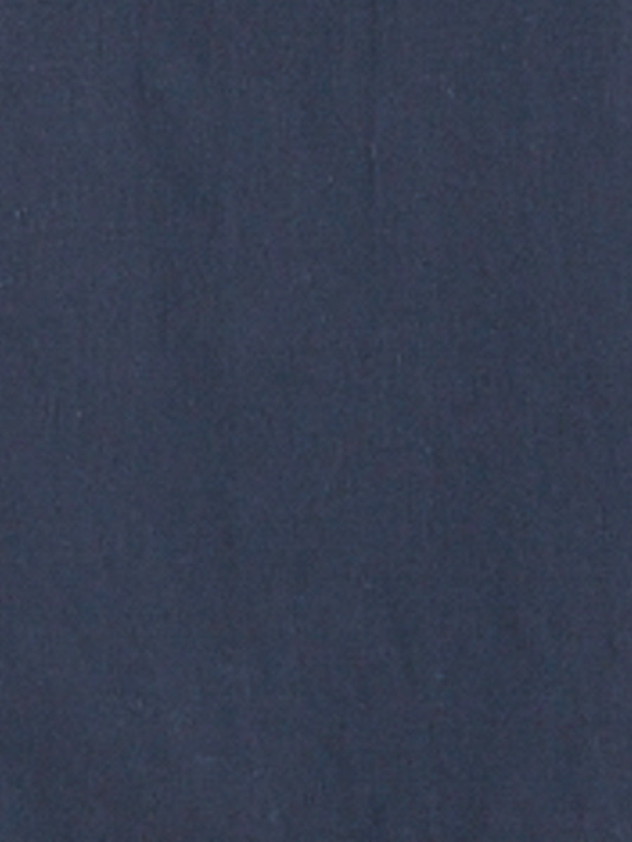 Point-Collar Ruched Dress