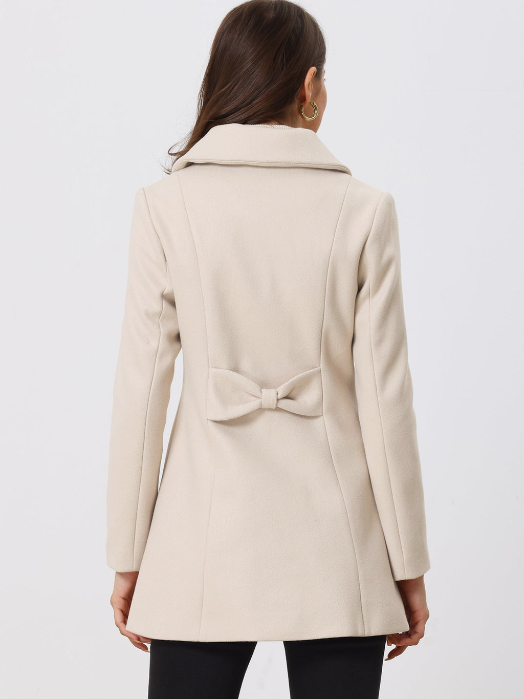 Bowtie Back A-Line Coat
