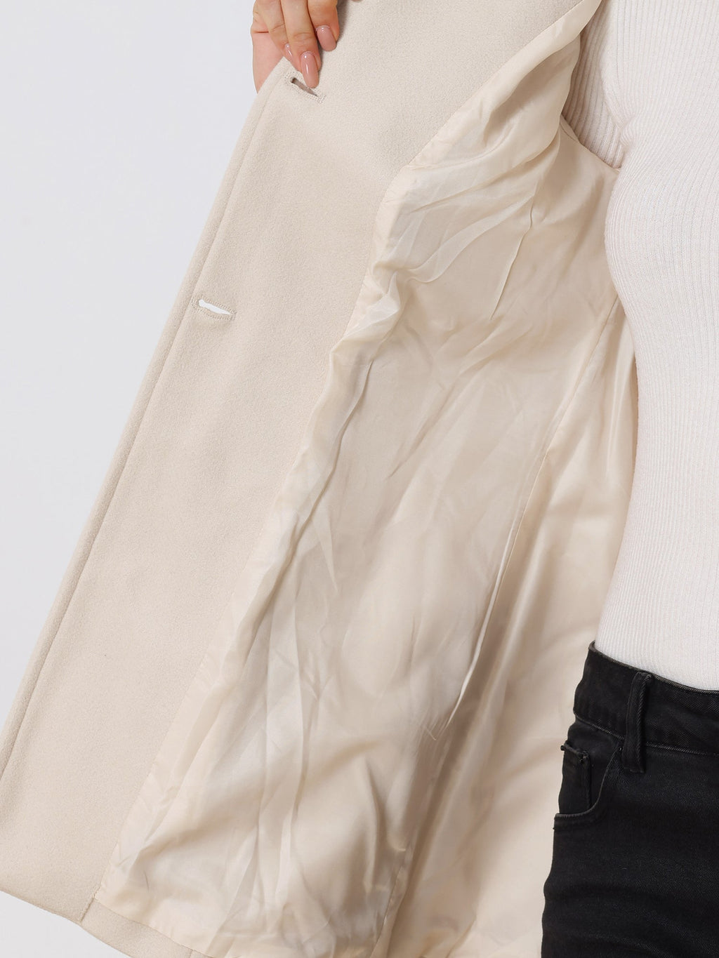 Bowtie Back A-Line Coat