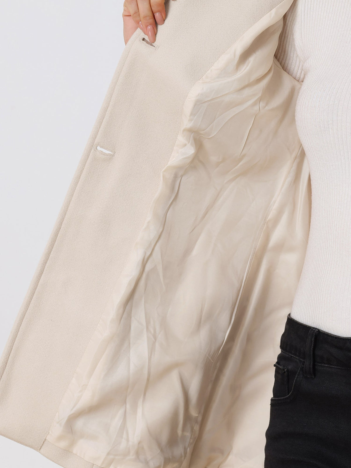 Bowtie Back A-Line Coat