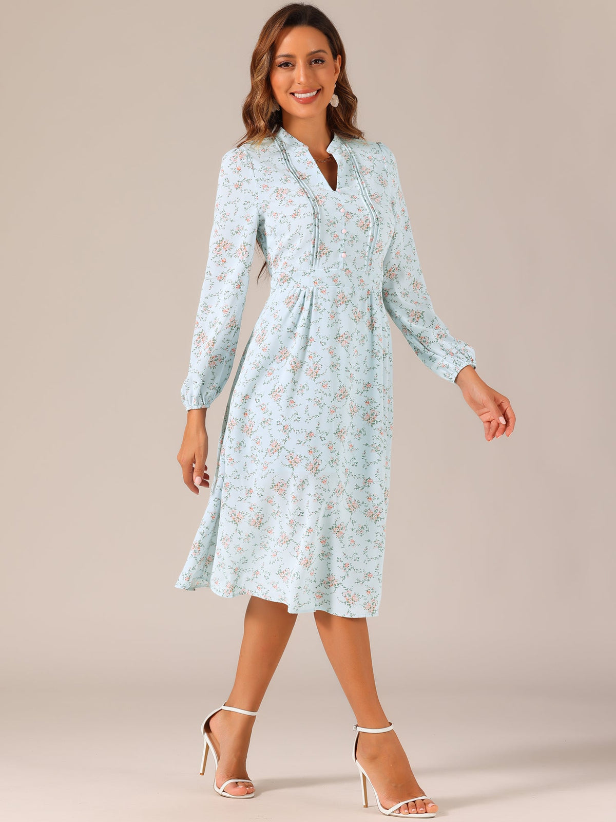 Casual Polyester Holiday Dress