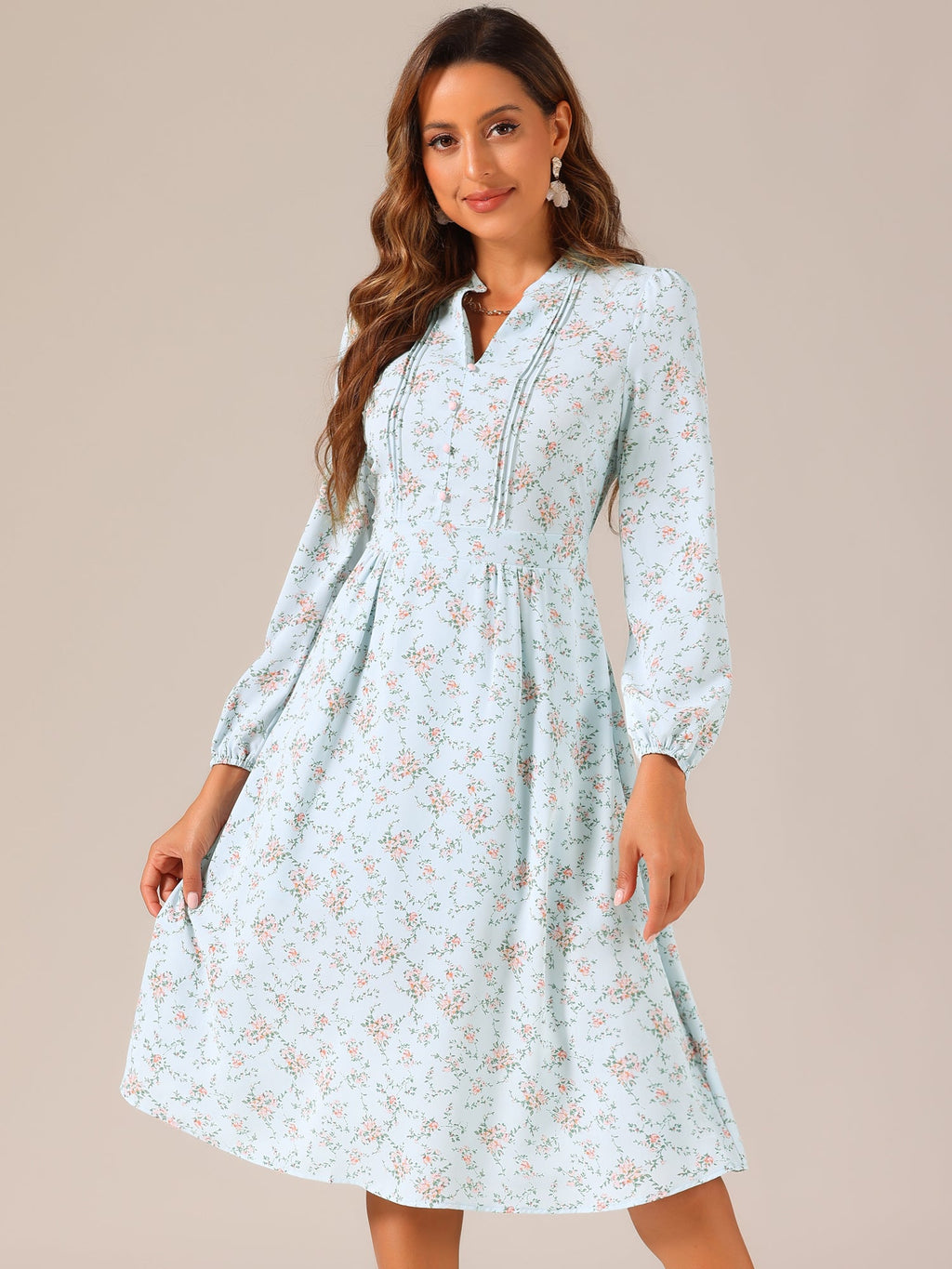 Casual Polyester Holiday Dress
