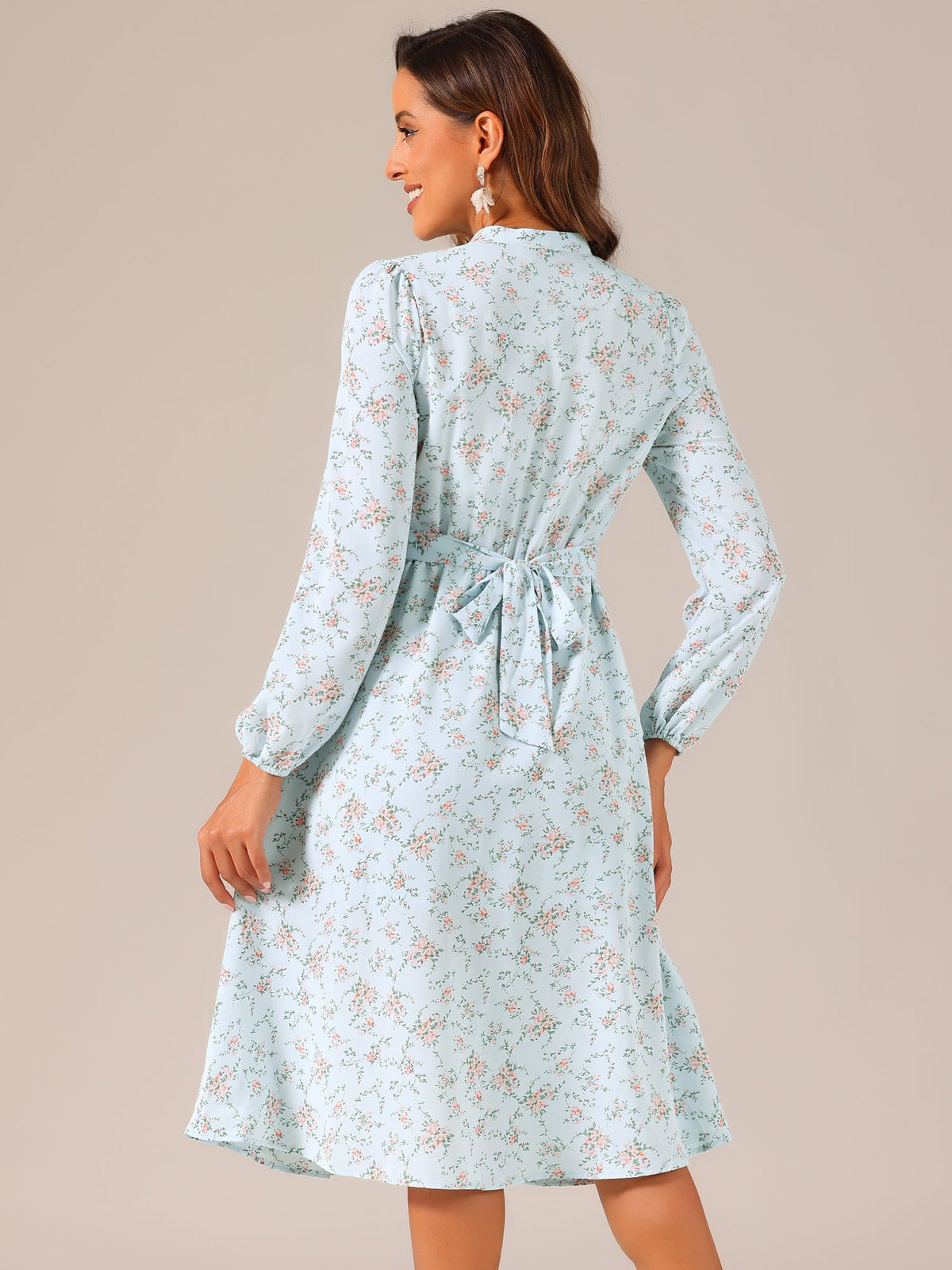 Casual Polyester Holiday Dress