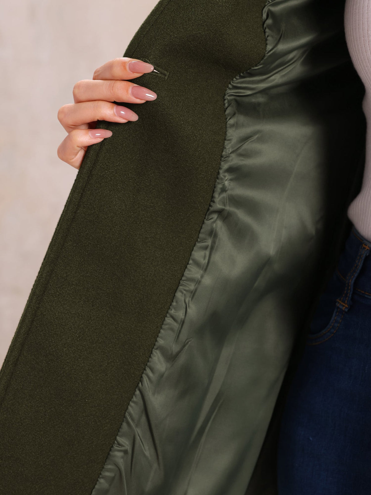 Bowtie Back A-Line Coat