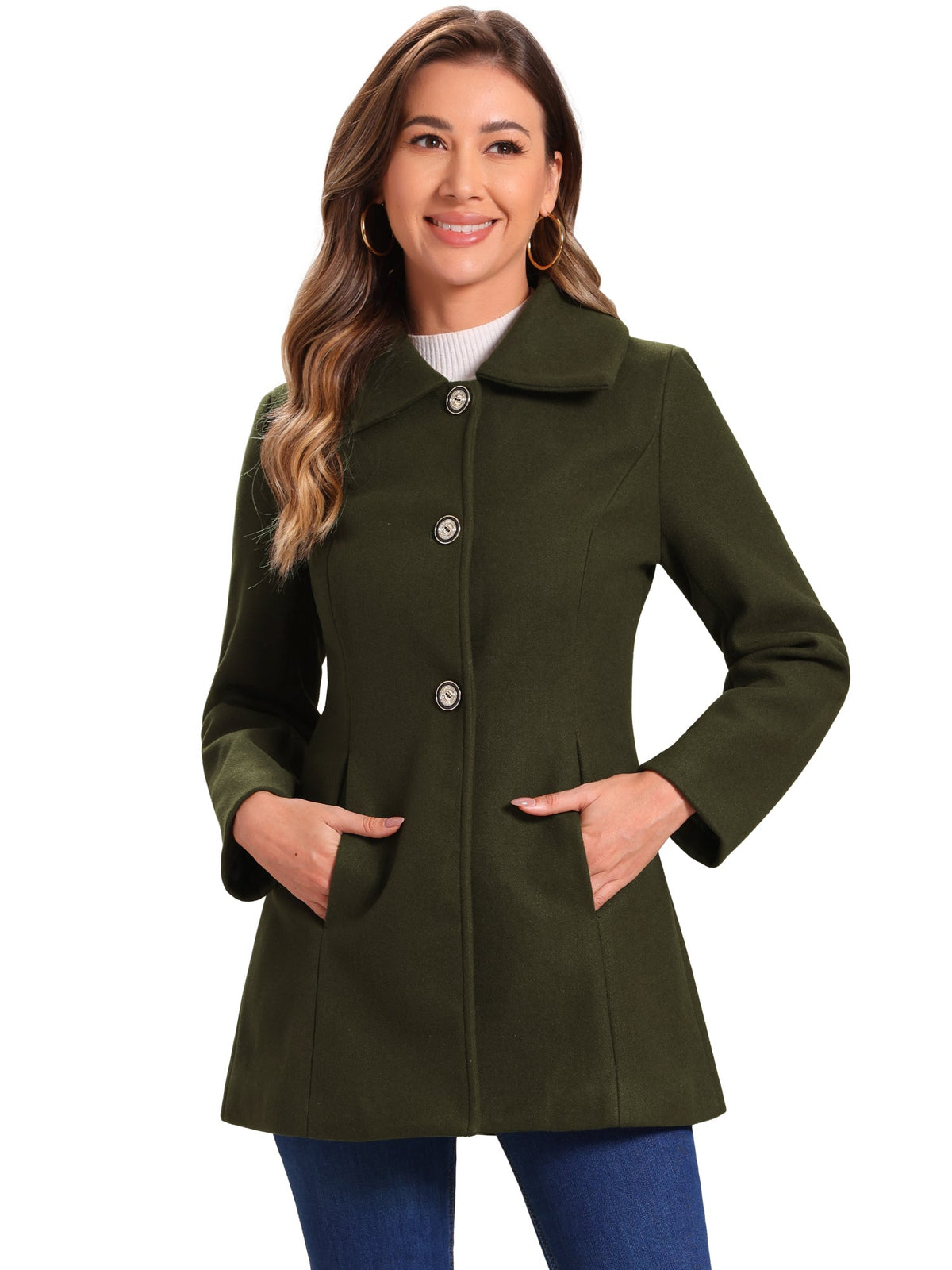 Bowtie Back A-Line Coat