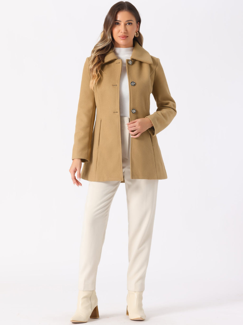 Bowtie Back A-Line Coat