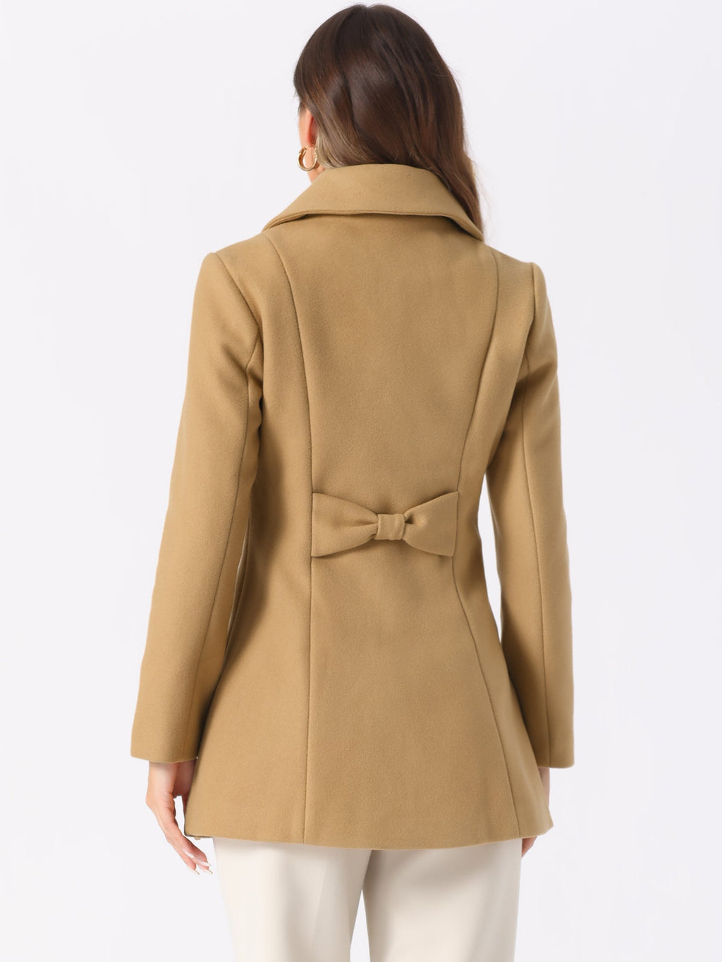 Bowtie Back A-Line Coat