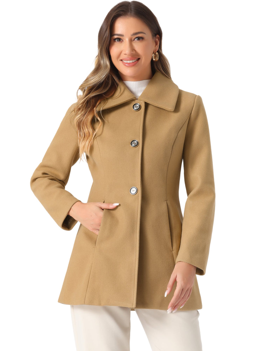 Bowtie Back A-Line Coat