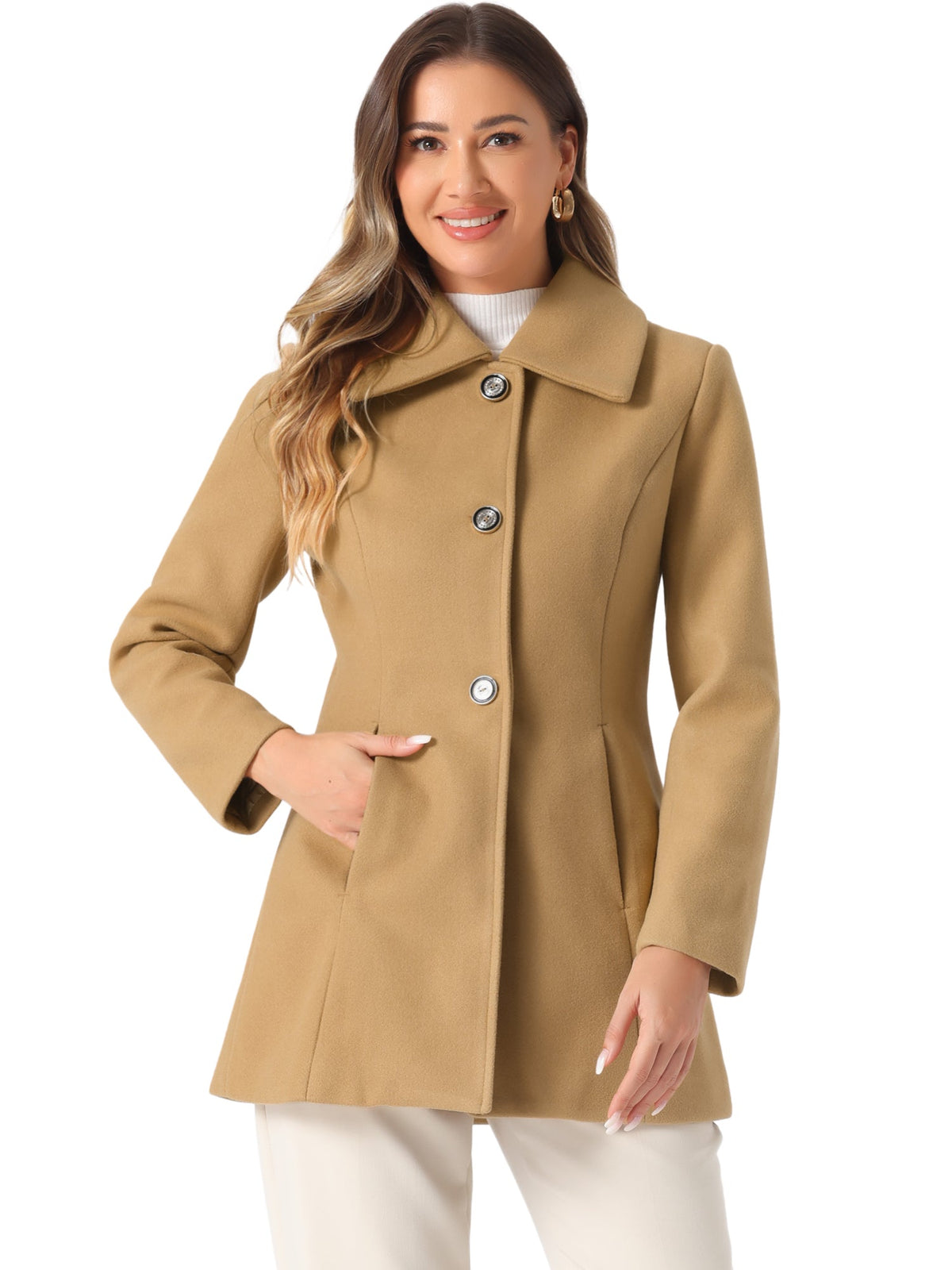 Bowtie Back A-Line Coat