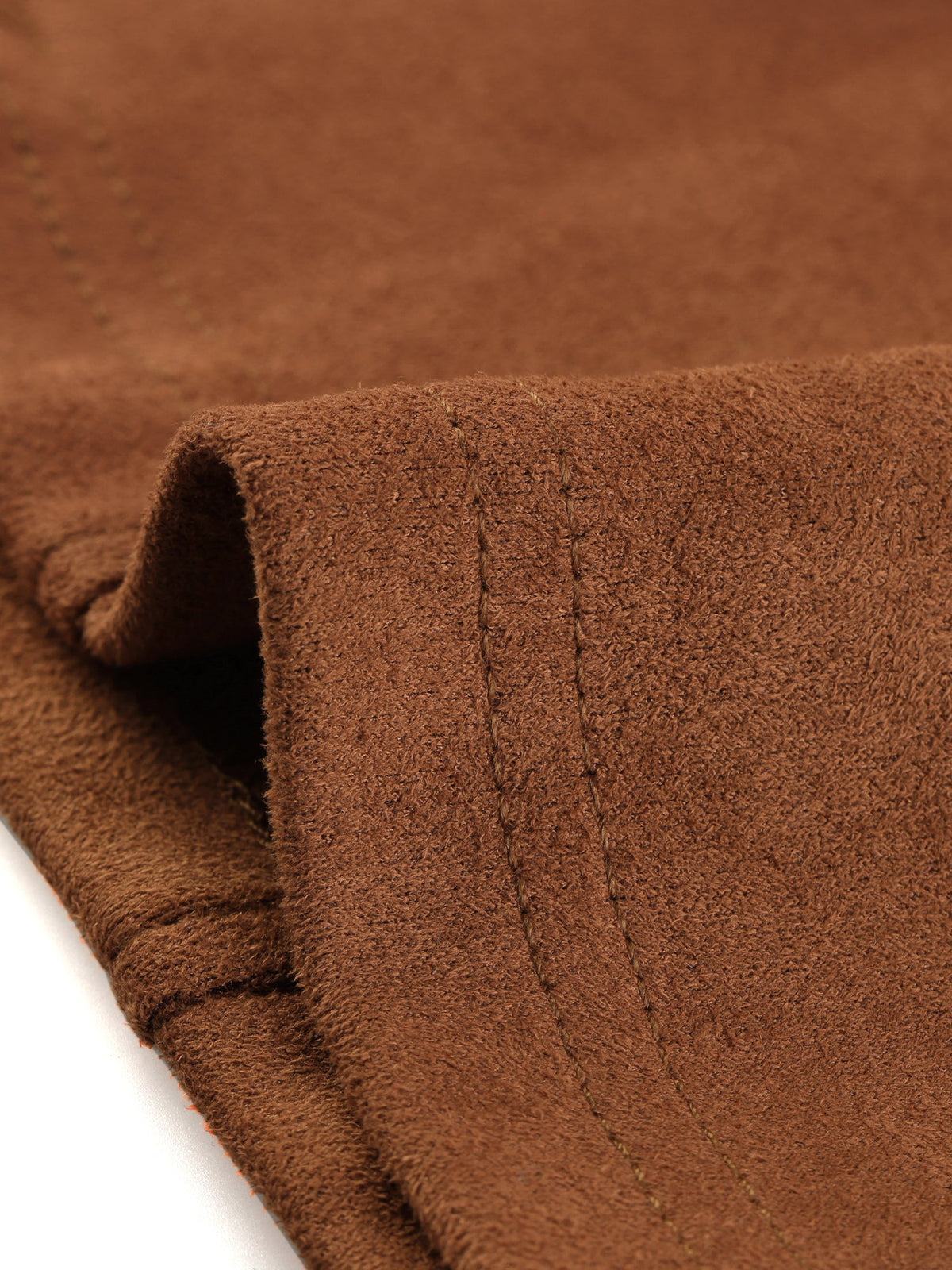 Stretch Solid Faux Suede Blazer