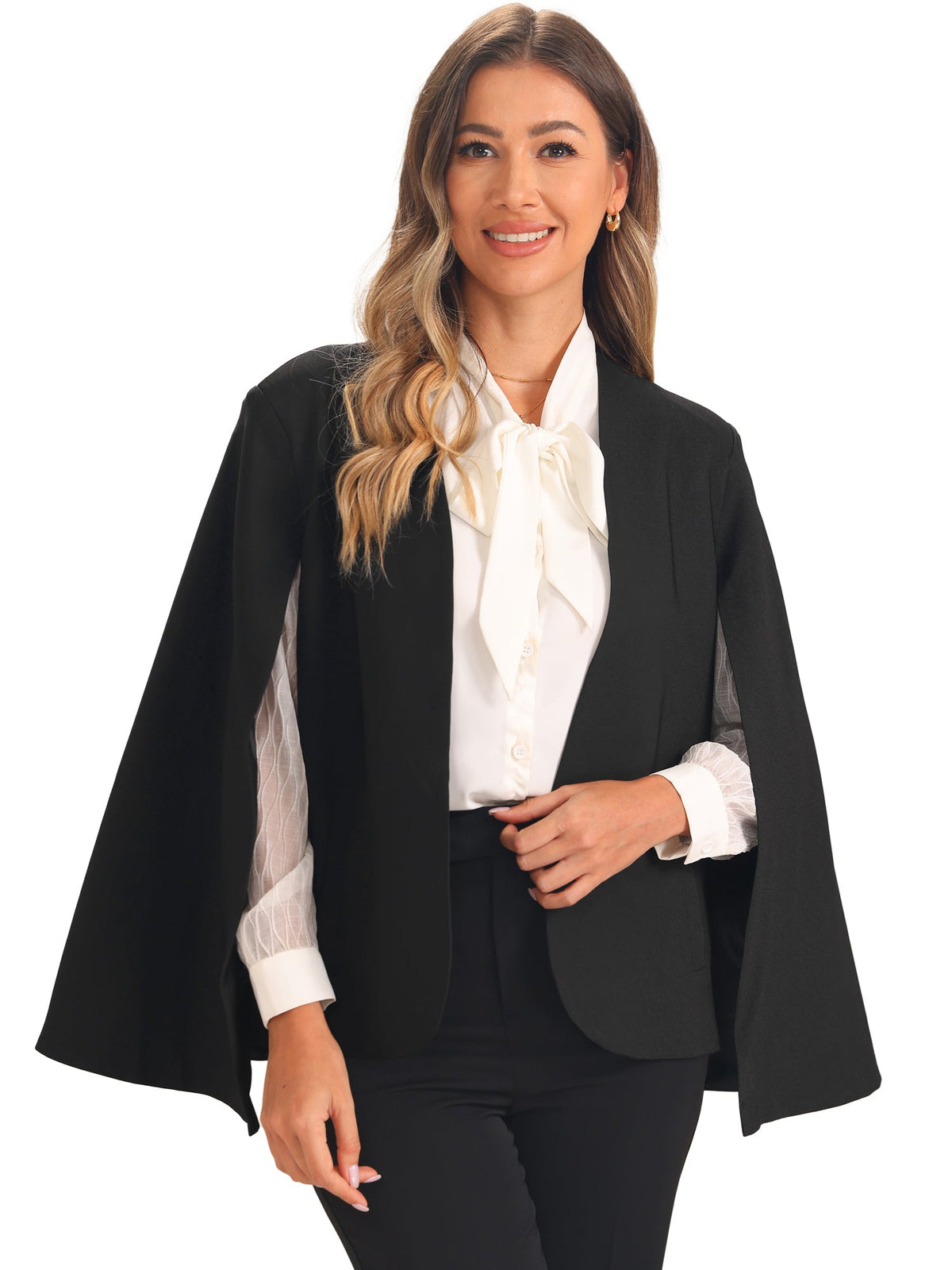 Commute-Stretch Long-Sleeve Blazer