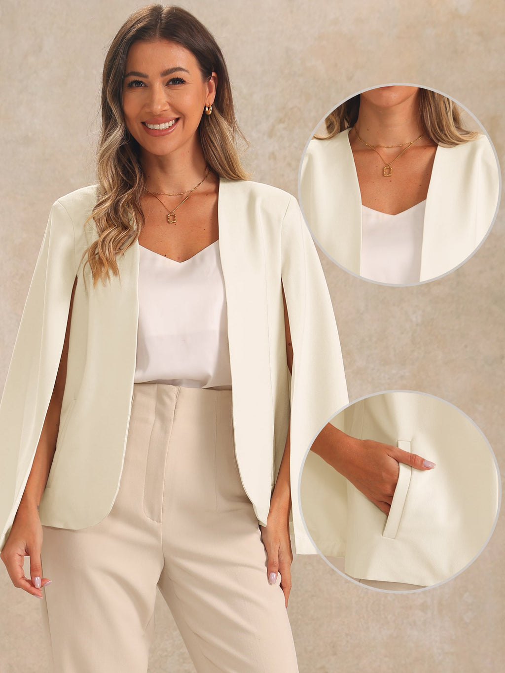 Commute-Stretch Long-Sleeve Blazer