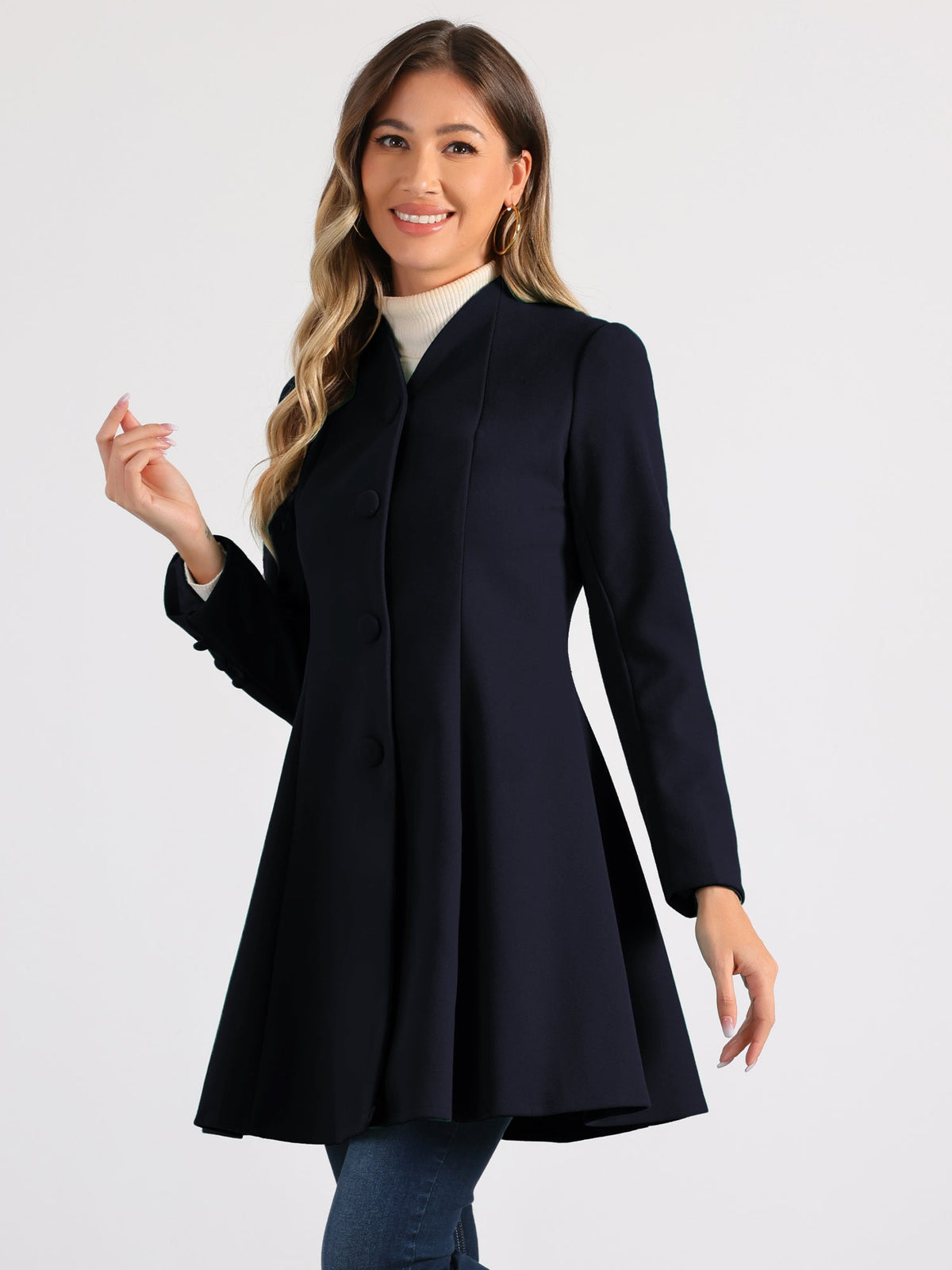 Tencel Soft Silhouette Overcoat