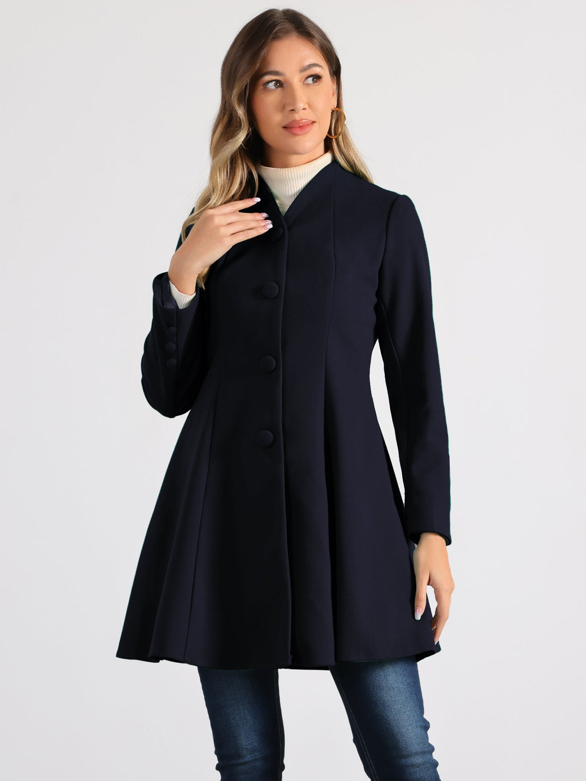 Tencel Soft Silhouette Overcoat