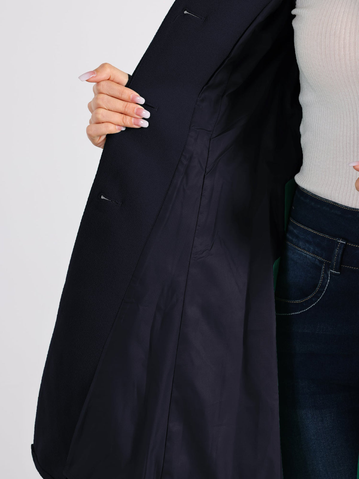 Tencel Soft Silhouette Overcoat
