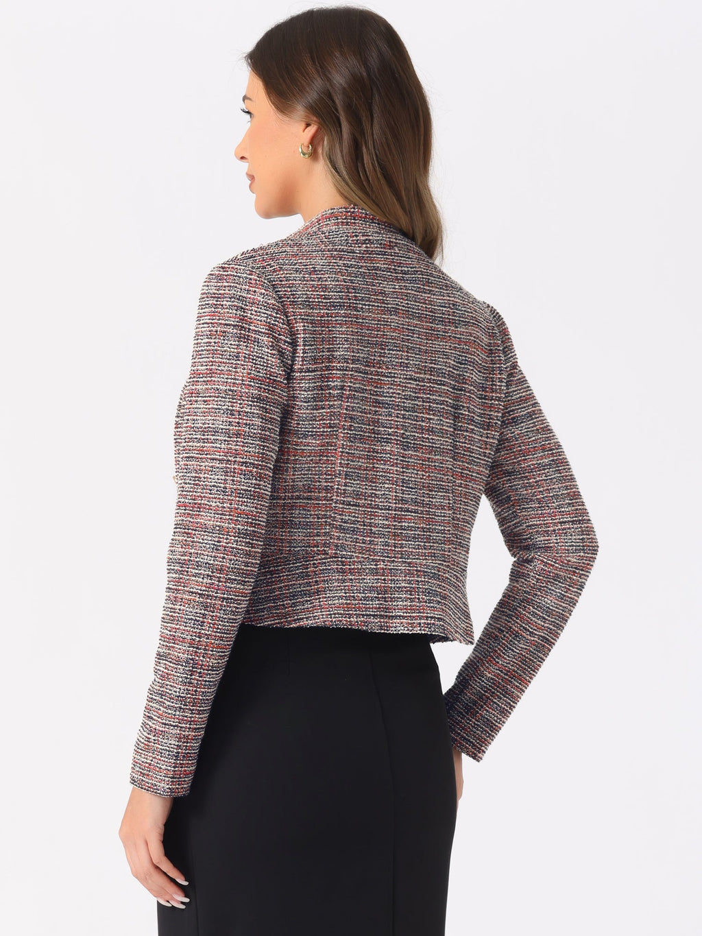 Cotton-Soft Plaid Blazer
