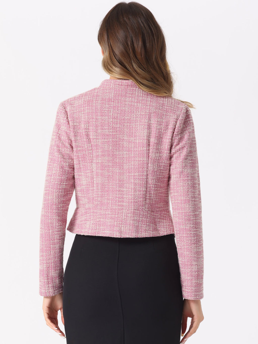 Cotton-Soft Plaid Blazer