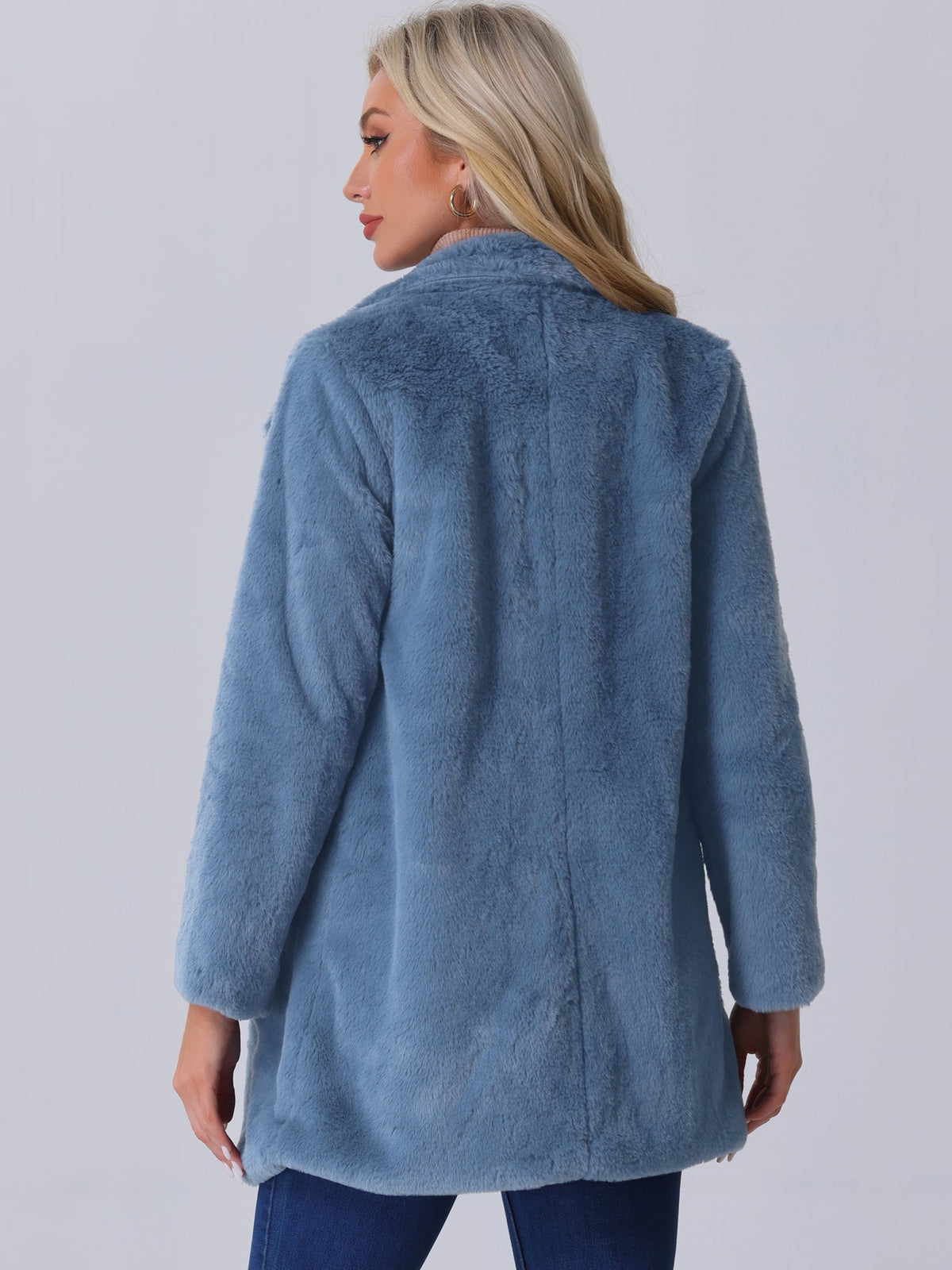 Cloud Wrap Faux Fur Coat