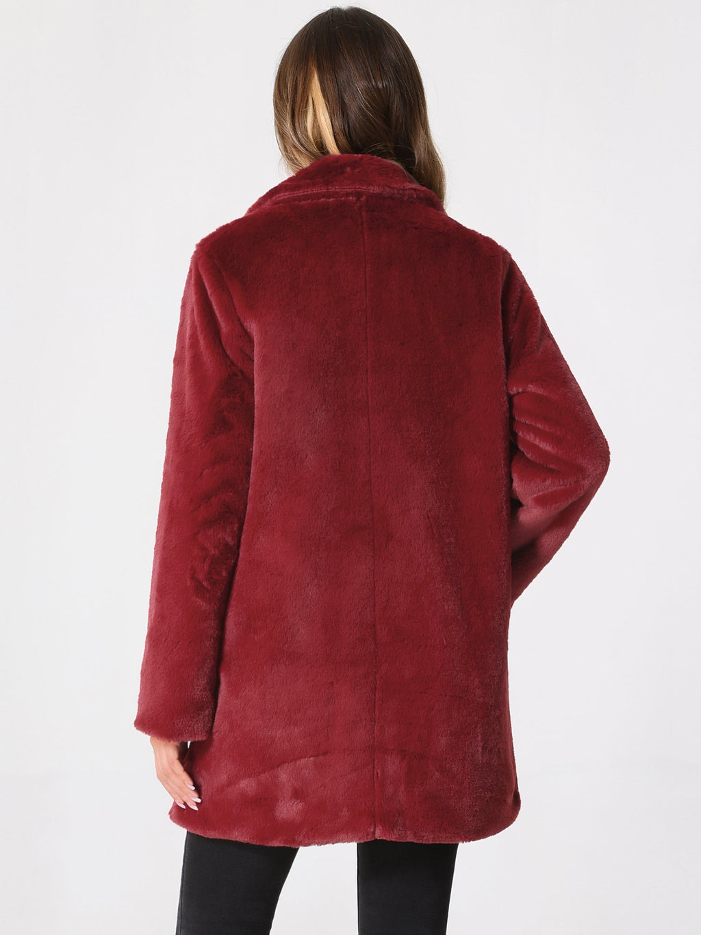 Cloud Wrap Faux Fur Coat