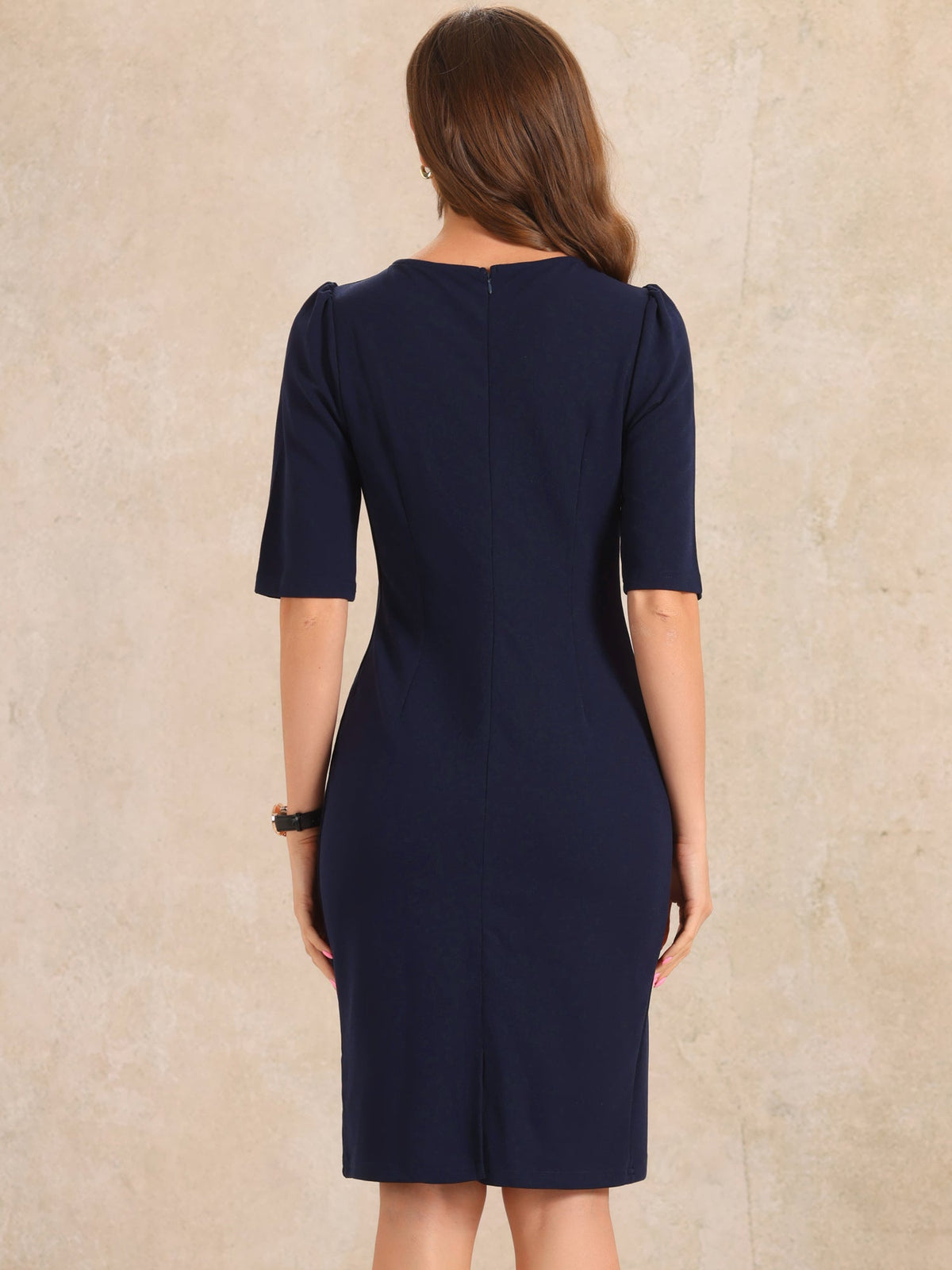Stretch Office Sheath Dress